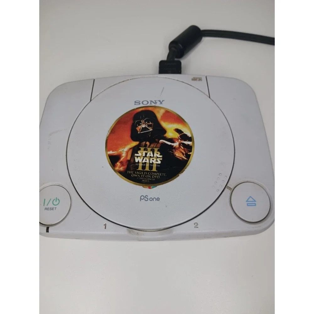 Sony Playstation PS One Video Game Console-Dracula Last Sanctuary-2 Controllers